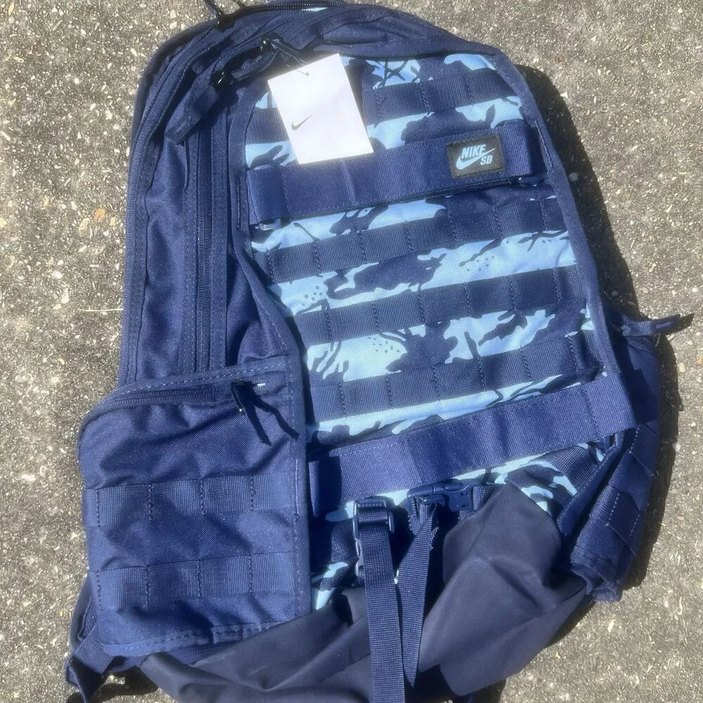 blue camo nike backpack Unisex Heritage Camouflage BZ9818 455 it can accommodate all essentials for a busy training day or when away from a locker ZZKKO Camo Camouflage Blue School